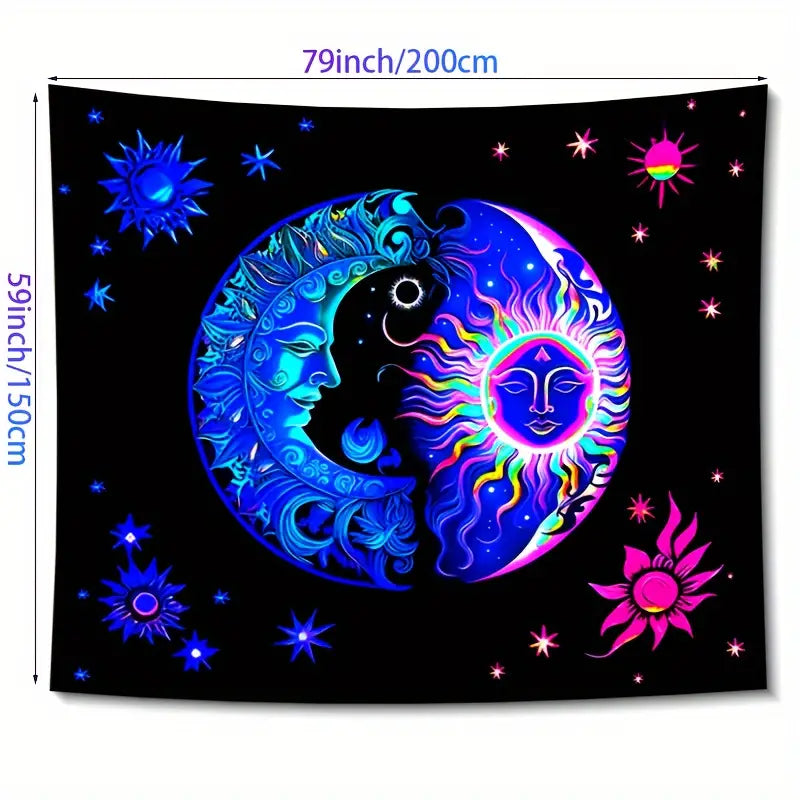 Solar Lunar | Official GlowTapestry UV Art Decor