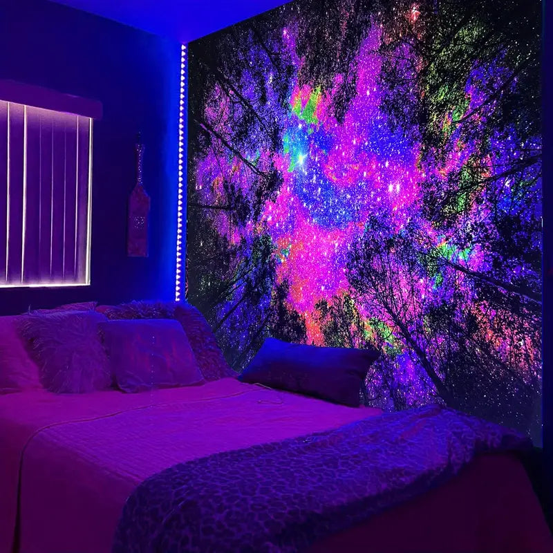 Rainbow Forest | Official GlowTapestry UV Art Decor