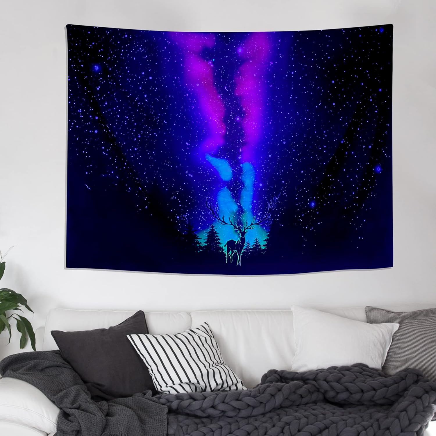 Aurora Vibes | Official GlowTapestry UV Art Decor