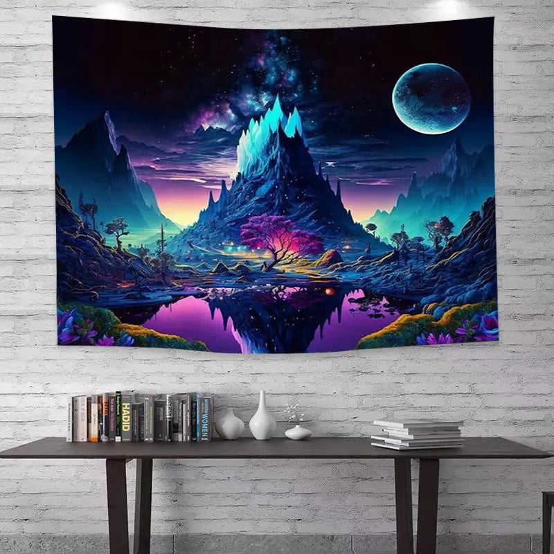 Colorful Starry Sky | Official GlowTapestry UV Art Decor