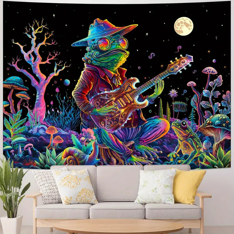 Frog Vibes | Official GlowTapestry UV Art Decor