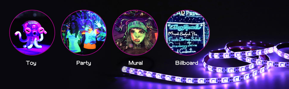 UV Black Light Strip