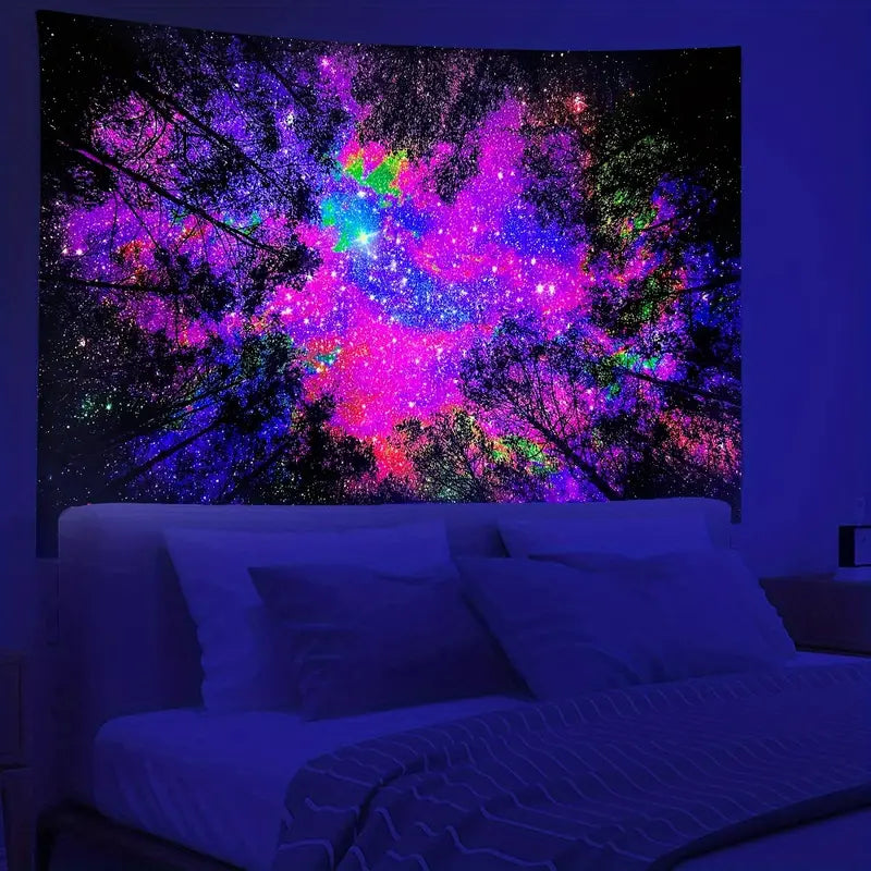 Rainbow Forest | Official GlowTapestry UV Art Decor