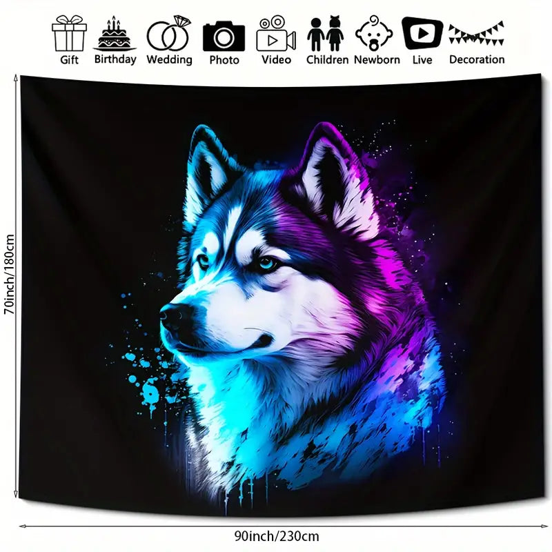 Wolf Totem | Official GlowTapestry UV Art Decor