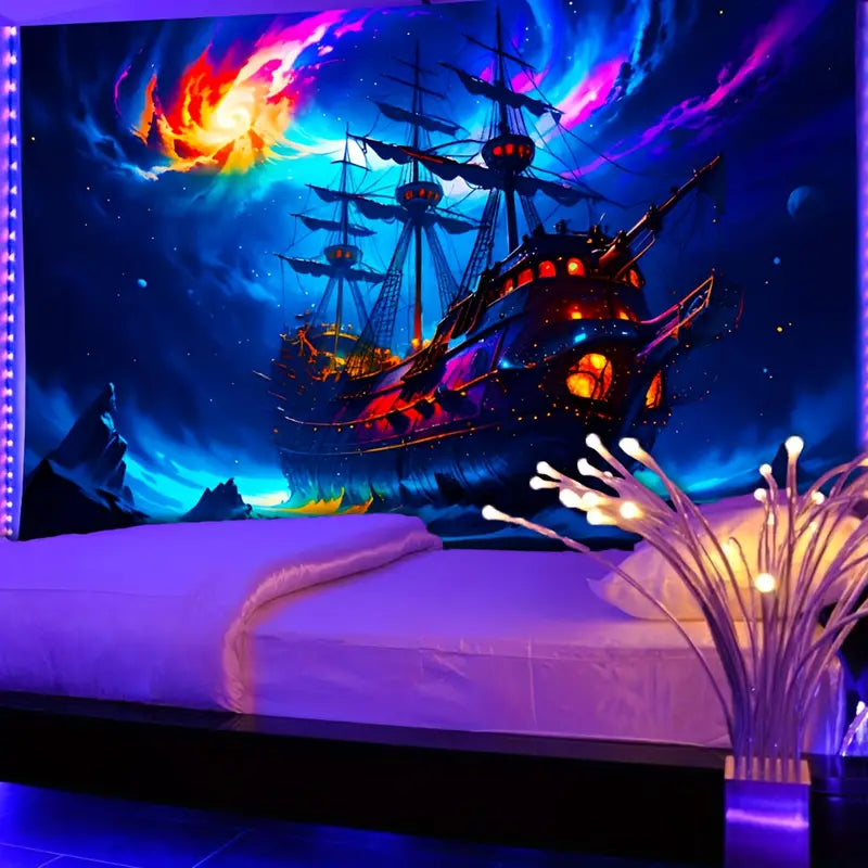 Sailing Boat Pattern | Official GlowTapestry UV Art Decor