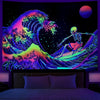 Surfing Skeleton | Official GlowTapestry UV Art Decor