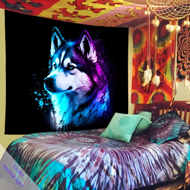 Wolf Totem | Official GlowTapestry UV Art Decor