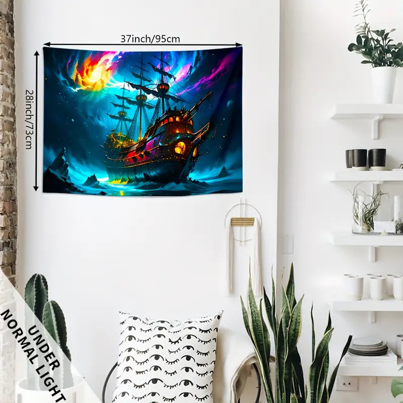 Sailing Boat Pattern | Official GlowTapestry UV Art Decor