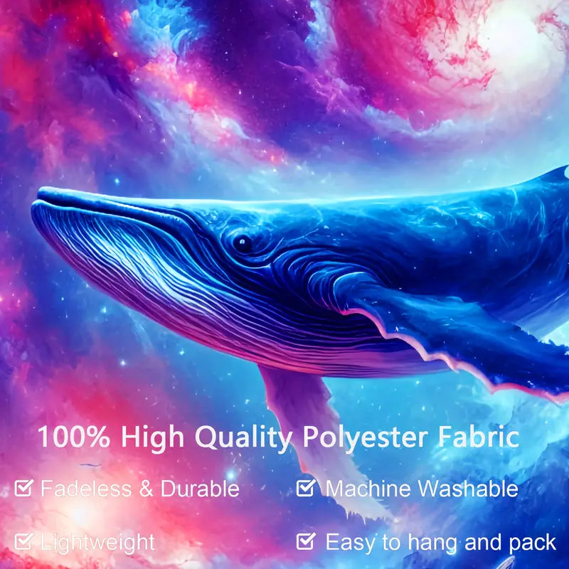 Galaxy Whale | Official GlowTapestry UV Art Decor