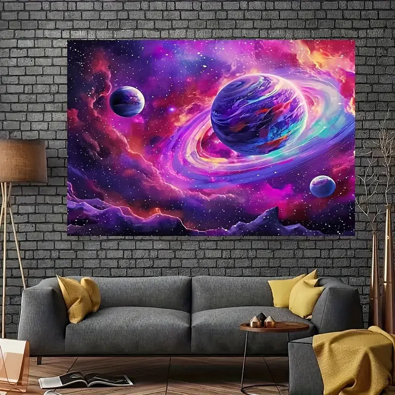 Galaxy Velvet | Official GlowTapestry UV Art Decor