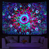 Neon Eyes | Official GlowTapestry UV Art Decor