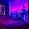 Punk City Pattern | Official GlowTapestry UV Art Decor