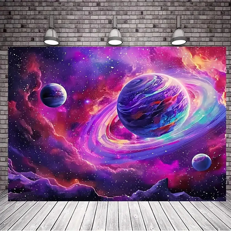 Galaxy Velvet | Official GlowTapestry UV Art Decor