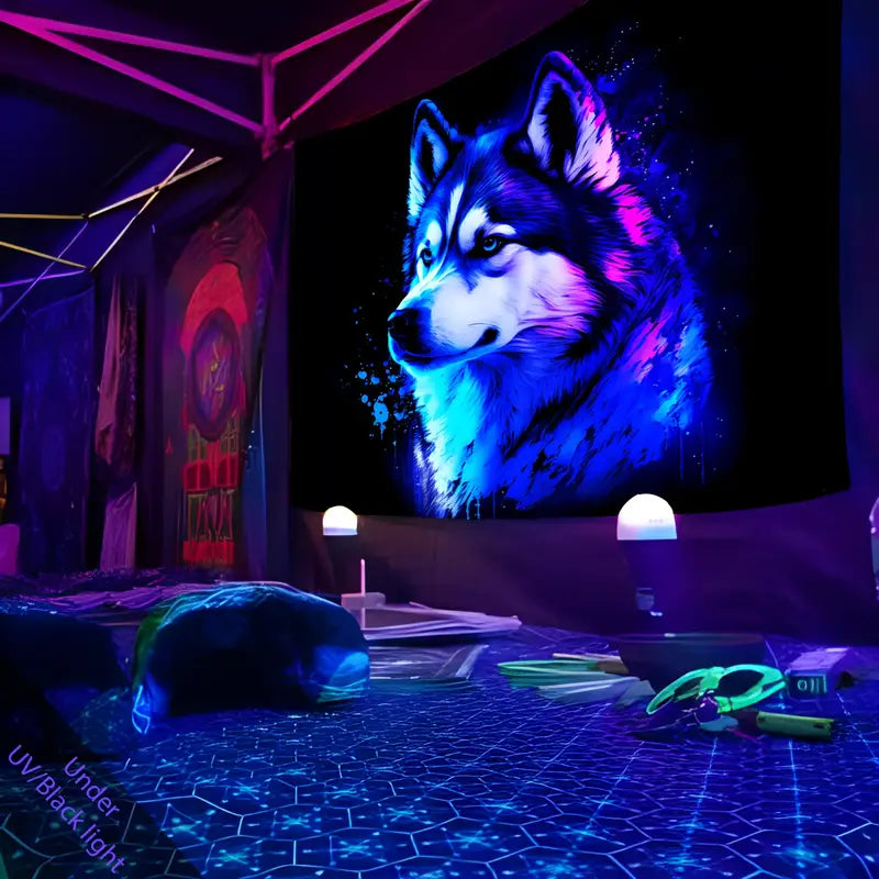 Wolf Totem | Official GlowTapestry UV Art Decor