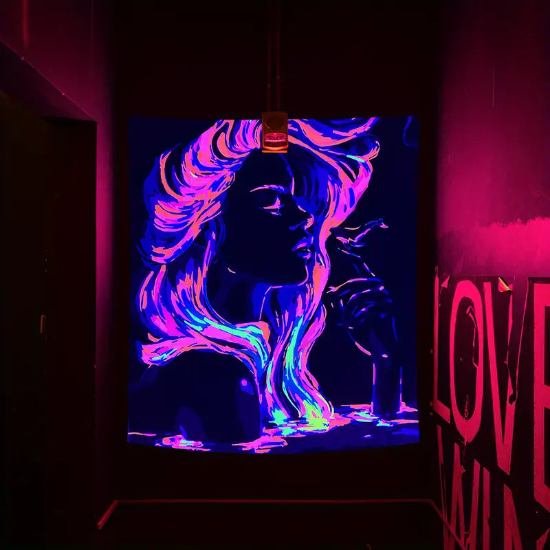 Woman's Charm | Official GlowTapestry UV Art Decor