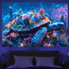 Enchanted Turtle Journey | Official GlowTapestry UV Art Decor