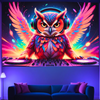 Night Owl DJ | Official GlowTapestry UV Art Decor