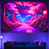 Luminous Forest Haven | Official GlowTapestry UV Art Decor