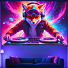 Foxfire DJ | Official GlowTapestry UV Art Decor