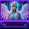 Twilight Angel | Official GlowTapestry UV Art Decor