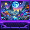 Moonlit Tranquility | Official GlowTapestry UV Art Decor