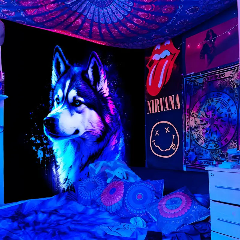 Wolf Totem | Official GlowTapestry UV Art Decor