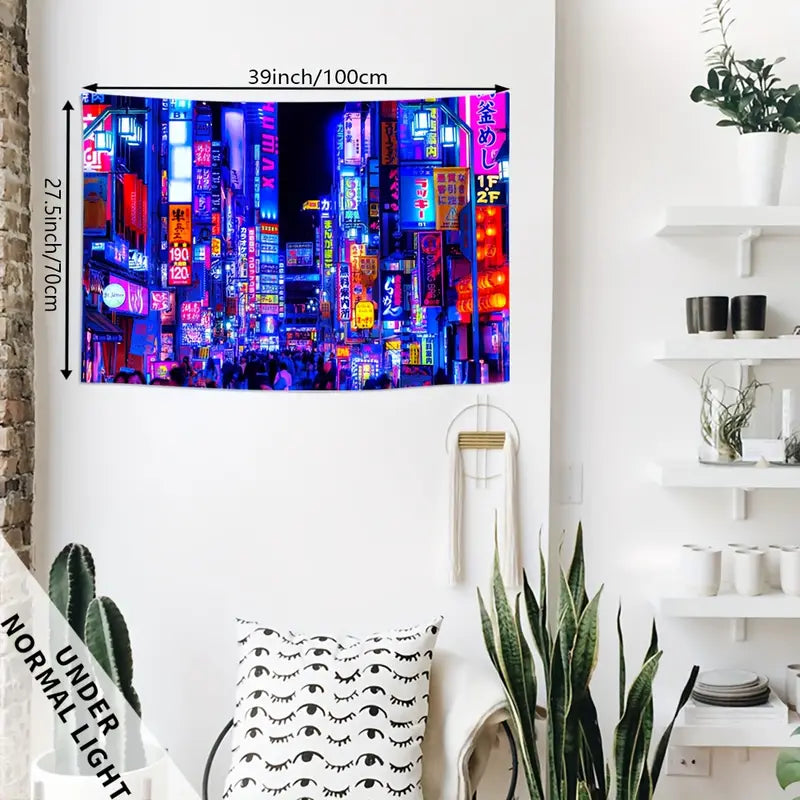 Tokyo City | Official GlowTapestry UV Art Decor