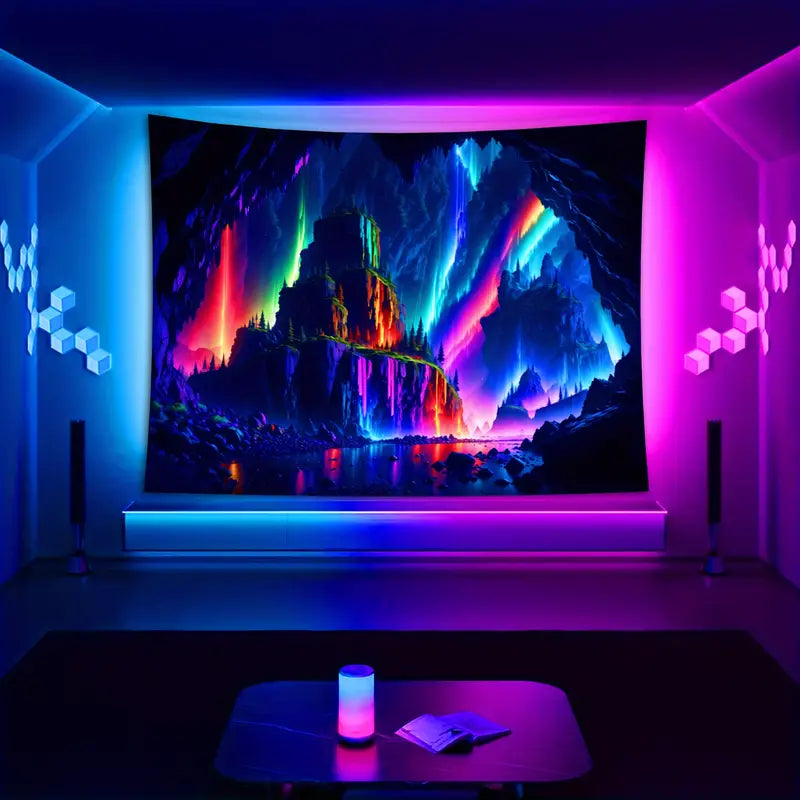 Cave Landscape | Official GlowTapestry UV Art Decor