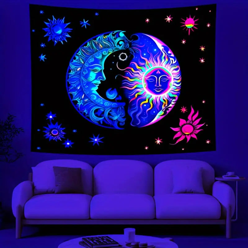 Solar Lunar | Official GlowTapestry UV Art Decor