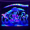 Mushrooms & Tentacles | Official GlowTapestry UV Art Decor