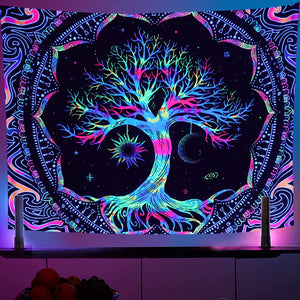 Tree of Life | Official GlowTapestry UV Art Decor