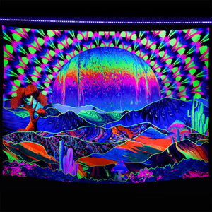 Sunny Hills | Official GlowTapestry UV Art Decor