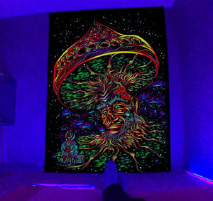 Manshroom | Official GlowTapestry UV Art Decor