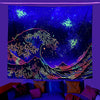 Neon Waves | Official GlowTapestry UV Art Decor